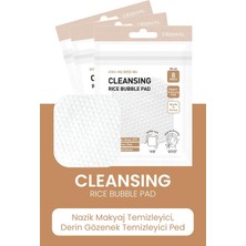 Starseven Dermal Rice Bubble Temizleme Pedi, Makyaj Temizleyici, Peeling Etkili, Nemlendirici Tonik Ped, 8 Ad