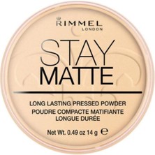 Starseven Rimmel London Stay Matte Pressed Powder Pudra 001-TRANSPARENT