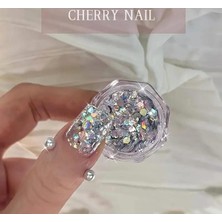 Starseven Gümüş Yıldız Tırnak Nail Pul - Takma Tırnak Süsleme, YLDZ92QI82