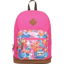 Starseven Coral High Pembe Desenli Okul/sırt Çantası - 14111