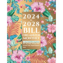 Starseven 2024-2028 Bill Organizer Monthly: Five Year Bill Planner Payment Organizer From January 2024 Up To