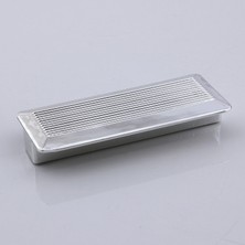 Starseven Elit Gümüş Plastik Kulp 64 mm Mutfak Mobilya Çekmece Mutfak Dolap Dolabı Kulpları Kapak Kulbu 6.4 C