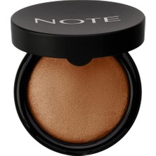 Starseven Note Cosmetics Baked Powder 03 Caramel Cake Işıltılı Bitişli Highlighter Toz Yüz Pudrası