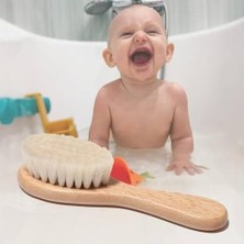 Starseven Keçi Kılı Organik Bebek Banyo Tarağı