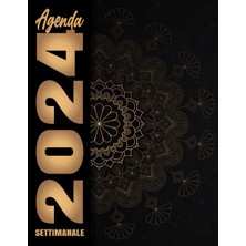 Starseven Agenda 2024 Settimanale: 1 Settimana Su 2 Pagine, 12 Mesi Da Gennaio A Dicembre 2024. Formato A4.
