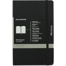 Starseven Moleskine Profesyonel Not Defteri (Büyük, Sert Kapaklı) Siyah