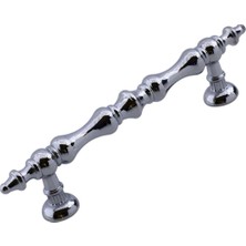 Starseven Nilay Parlak Krom Metal Kulp 96 mm - 9.6 cm Mobilya Çekmece Mutfak Dolabı Dolap Kulpları Kulbu Kulp