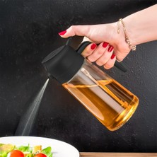 Starseven Porsima ALK-1900 Çok Amaçlı Cam Sprey Şişe -Yağdanlık Limon Sirke Sos Püskürtücü, Sızdırmaz Yağdanl