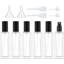 Starseven 30 ml Cam Sprey Şişesi Parfüm, 1oz Cam Parfüm Şişeleri Boş, Cam Atomizer, Küçük Cam Seyahat Parfüm