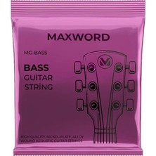 Starseven Maxword Gt-Bass Kaliteli Bas Gitar Teli 1 Takım Set