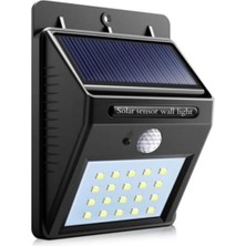 Starseven Chermik 20 Led'li Güneş Enerjili Hareket Sensörlü Bahçe Lambası