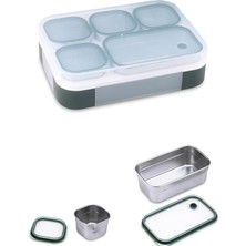 Starseven Vagonlife Lunch Box 1000 ml (Sızdırmaz,karışmaz 5 Hazneli) Yeni Nesil Sefer Tası -FFLBOX40097