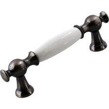 Starseven Arnas Antik Nikel Metal Kulp 128 mm Mobilya Çekmece Mutfak Dolabı Dolap Kapak Kulpları Kulb Kulpu
