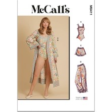 Starseven Mccall's Misses Pijama Dikiş Deseni, Çok Renkli 2 Parça
