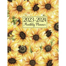 Starseven 2023-2024 Monthly Planner: Two Year Agenda Calendar With Holidays And Inspirational Quotes Sunflowe