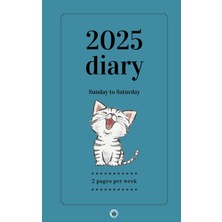 Starseven 2025 Diary ~ Sunday To Saturday (Cat): Sunday To Saturday Diary – 2 Pages Per Week ~ 141 Pages ~ A5