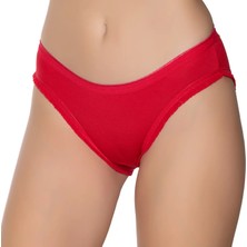 Gümüş 6056 12'li Kadın Likralı Fırfır Paça Bikini