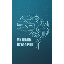 Starseven Independently Published My Brain Is Too Full: Discreet Internet Password Book With Alphabetical Tab
