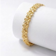 Moncuk Design Sakura 24K Gold Kaplama 8 mm Kadın Bileklik 3351KBV5D7
