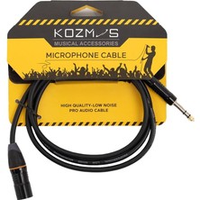 Starseven Kozmos KCL-061-10M Xlr-Trs 635MM Stereo 10M Kablo