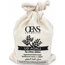 Starseven Ud Ağacı Taş Dövme Sabun, Doğal El Yapımı Agarwood Taş Sabunu