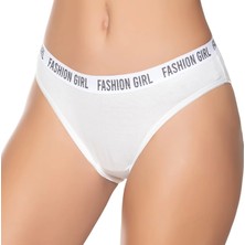 Gümüş 606212'LI Kadın Likralı Kemerli Lastik "fashion Girl" Bikini