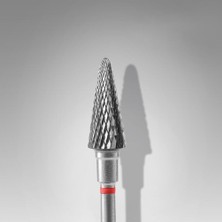 Starseven Staleks Manikür Çıkarma Çelik Törpü Ucu Kırmızı Koni FT71R060/14
