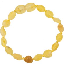 Inure Jewelry Bebek Damla Kehribar Bileklik
