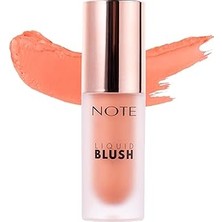 SHC4200 Note Cosmetics Liquid Blush Nemlendirici Etkili Likit Allık - 10 Peach (Işıltılı)