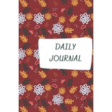 Starseven Red Floral Daily Journal