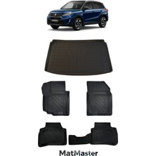 MatMaster Suzuki Vitara 2024 Model 5d Premium Ekstra Havuzlu Paspas ve Bagaj Havuzu Set