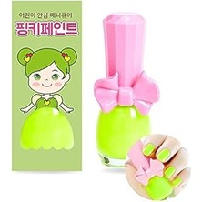 SHC4200 I'm Pinky Kids Nail Paint Neon Green Çocuklar Için Soyulabilir Oje