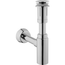 Starseven Artema A45154 Lavabo Sifon Seti, T Tipi, Krom