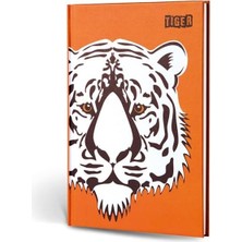 Starseven Le Color Hayvan Figürlü Dokulu Defter Çizgili Kaplan