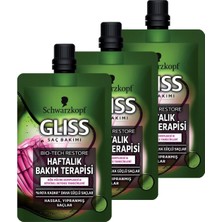 Starseven Gliss Bio-Tech Restore Haftalık Bakım Terapisi, 50 Ml, 3'lü Set