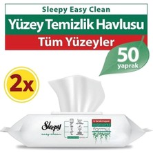 Starseven Sleepy Easy Clean Yüzey Temizlik Havlusu, 50'li x 2 Adet