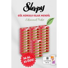 Starseven Sleepy Gül Kokulu Bebek Mendili 36 Al 33 Öde Hediyeli