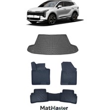 MatMaster Kia Sportage 2024 Model 5d Premium Ekstra Havuzlu Paspas ve Bagaj Havuzu Set
