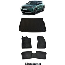 MatMaster Opel Frontera Elektrikli 2026 Model 5d Premium Ekstra Havuzlu Paspas ve Bagaj Havuzu Set