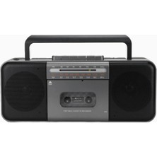 Uravas Store Nostaljik Radyo Fm Radyo USB Mp3 Çalar Kablosuz Hoparlör Bluetooth Gri 2 Yıl Garantili