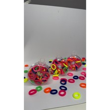 Starseven Donut Saç Toka Seti, Tek Ebat, Donut Saç Toka Seti Çocuk, Çok Renkli