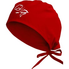Starseven Unisex Kırmızı Aşçı Şef Bandana