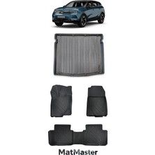 MatMaster Opel Grandland Hybrid 2025 Model 5d Premium Ekstra Havuzlu Paspas ve Bagaj Havuzu Set