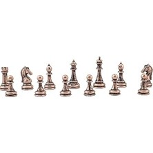 SHC4200 Gifthome Metal Klasik Satranç Taşı Antik