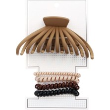 Starseven Miniso Spiral Lastikli Toka Seti (5 Adet)