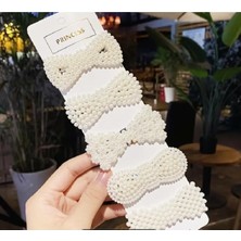 Starseven 5 Adet Incili Saç Tokası Saç Klipsi Çıtçıtlı Toka