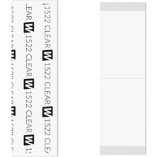 Starseven Walker Tape 1522 Clear™ Protez Saç Bandı (''c'' (2,0cm x 7,5cm)) (Düz 1" x 3" (2,5cm x 7,5 Cm))