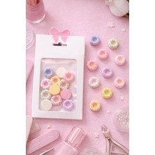 Starseven Yoonail Professional Nail Ornament Charm, Donut Temalı Tırnak Süsleme Seti, 10 Parça