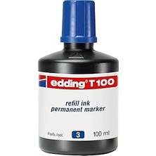 SHC4200 Edding T 100 Permanent Yedek Mürekkep - Kalıcı Mürekkep - - 100 ml