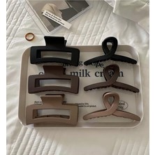 Starseven Kadın Ikili Model Siyah Kahverengi Tonlar 6'lı Set